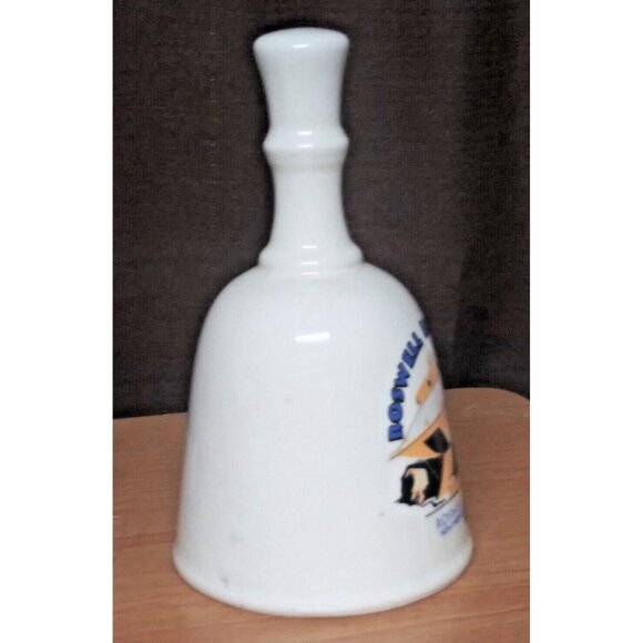 1947 Roswell UFO Incident souvenir Dinner bell ceramic spaceship alien graphic - Picture 7 of 9